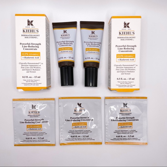 KIEHL’S Powerful Line Reducing Concentrate Travel Size - Picture 2 of 2